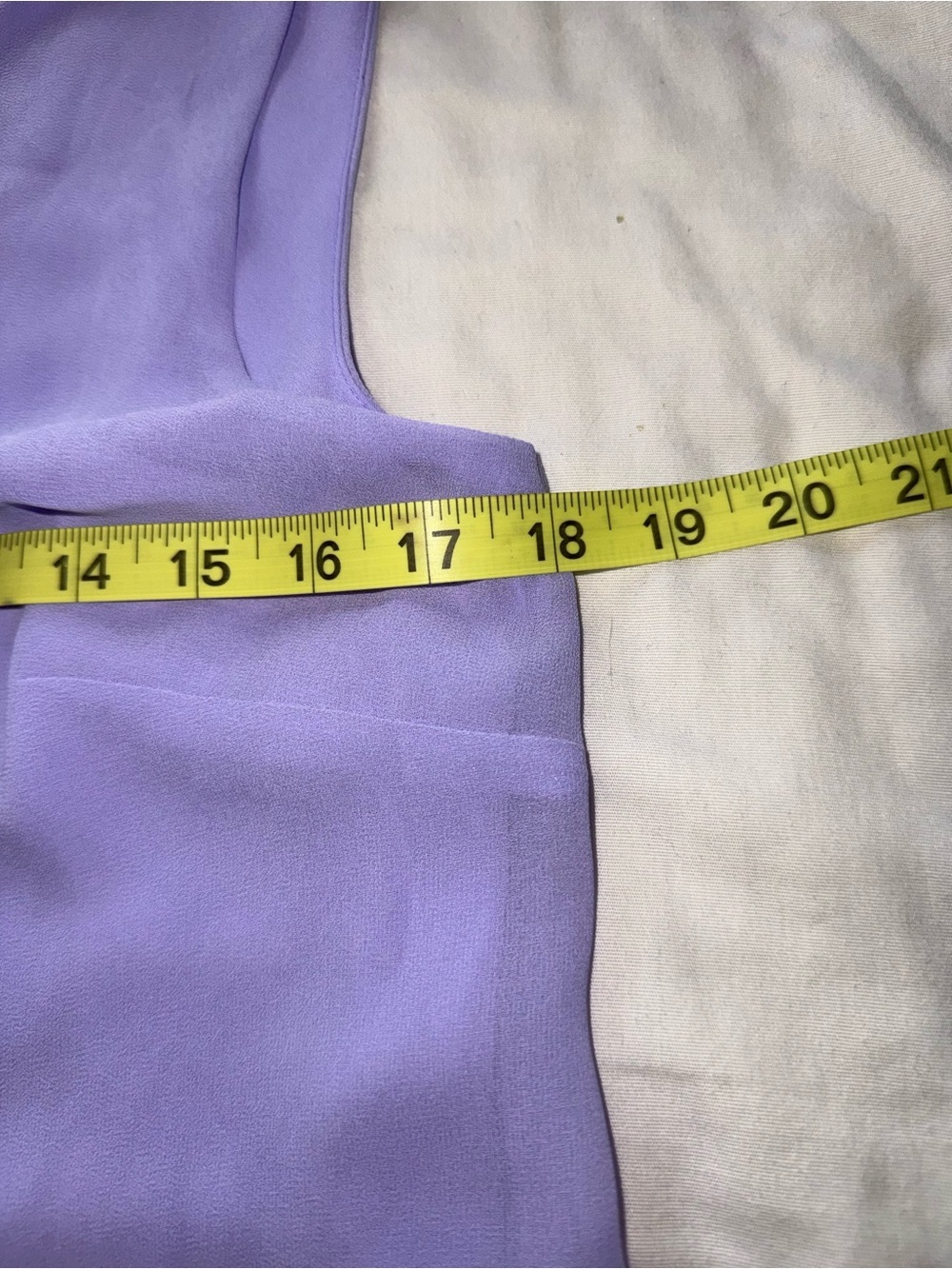 Lauren Ralph Lauren Lavender Layered Sleeveless Mini Dress - Picture 7 of 9